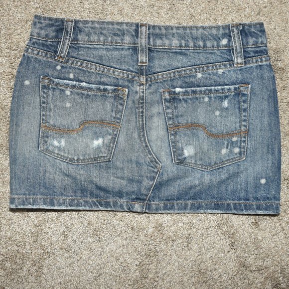 Womens Tilt miniskirt, sz 00, factory distressing - Picture 5 of 10